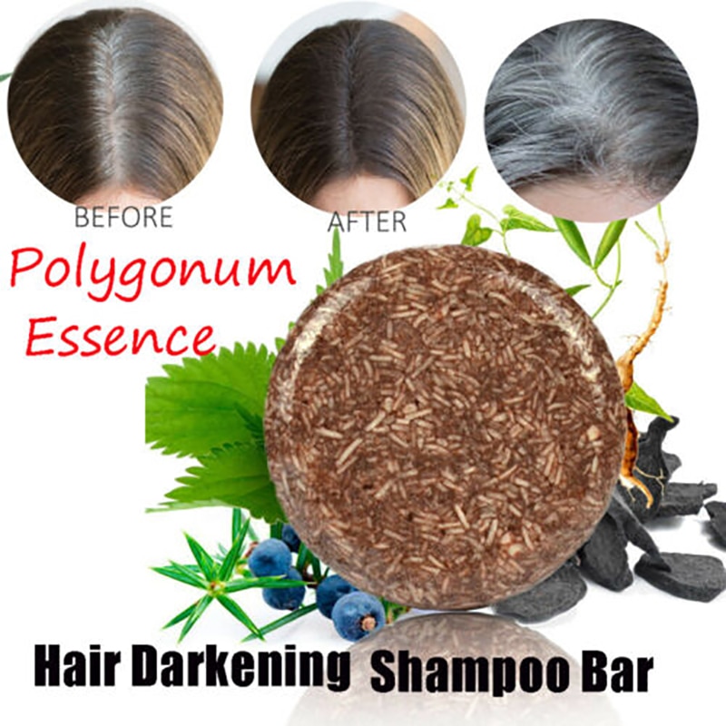 Polygonum Hair Darkening Shampoo Bar Hair Darkening Shampoo Soap Solid Shampoo Polygonum Shampoo Polygonum Shampoo B